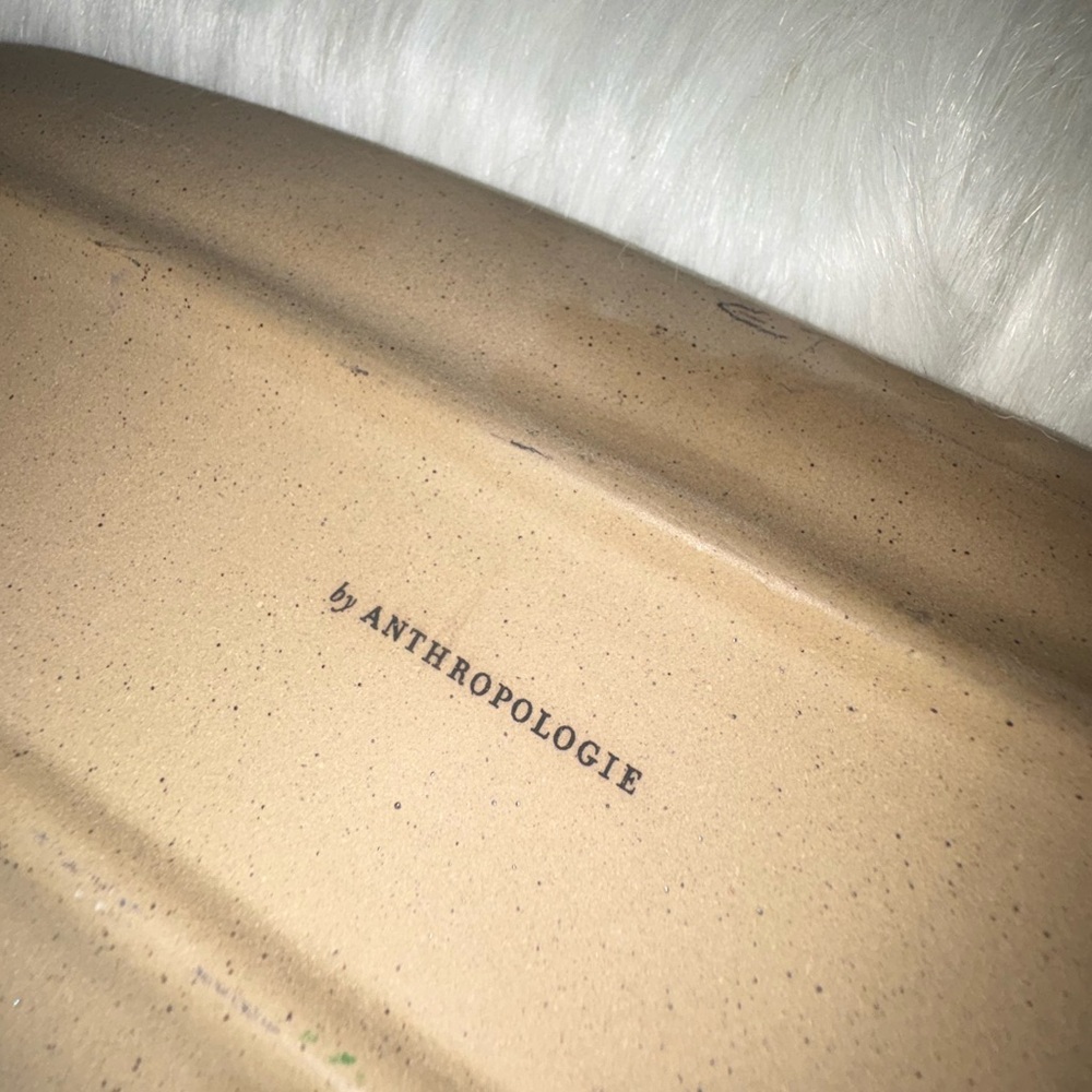 Anthropologie Tan Ceramic Tray - Picture 3 of 5